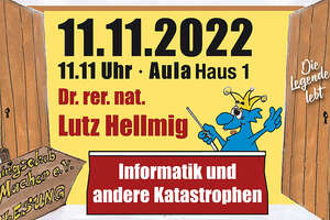 Faschingsvorlesung mit Dr. rer. nat. Lutz Hellmig